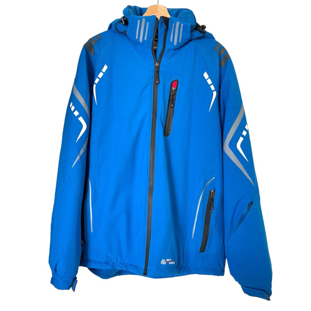 Misty Mountain Outerwear Winter / Ski Jacket Coat, Blue, Men’s Size XL, LIKE NEW